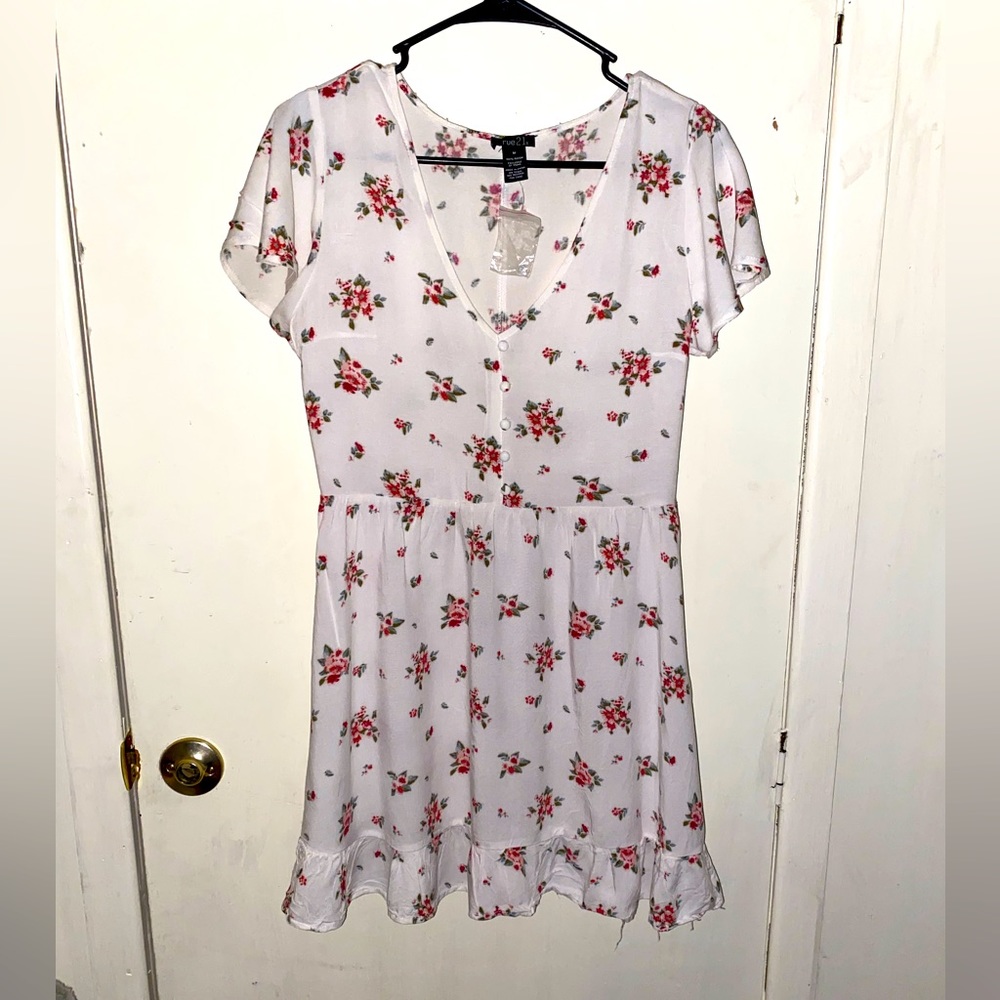 Floral dress size med forever 21